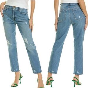 C/E by Current/Elliot Jeans Sunny Destructed Original Boyfriend NEW Size 27